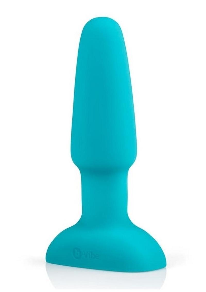 Load image into Gallery viewer, B-Vibe Rimming Plug 2 Rechargeable Silicone Anal Plug - Teal
