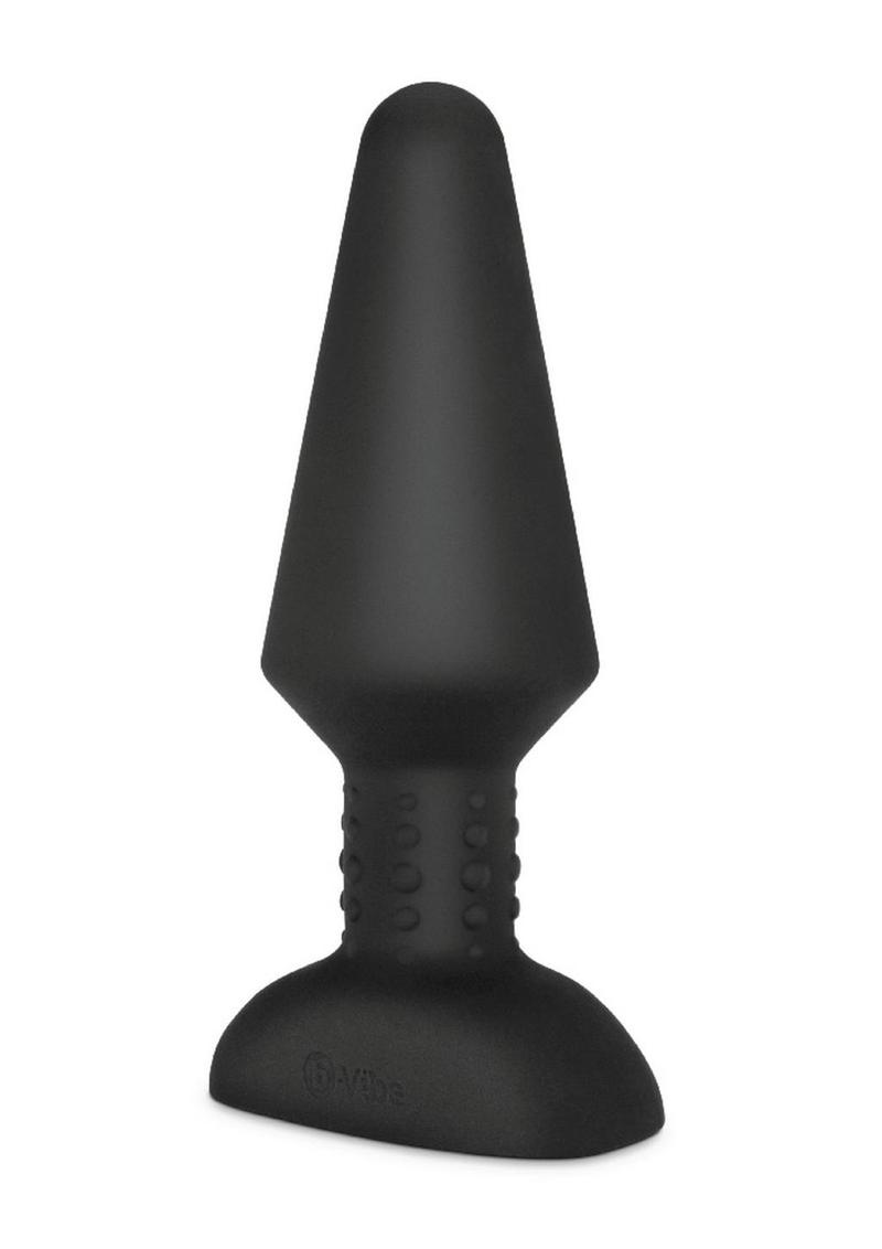 Load image into Gallery viewer, B-Vibe Rimming Plug XL Rechargeable Silicone Anal Plug - Black - XLarge
