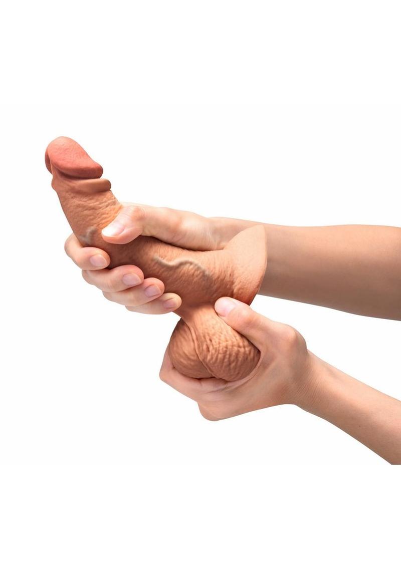 Load image into Gallery viewer, B-Vibe Slipskin Realistic Silicone Curved Dildo
