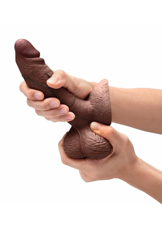 B-Vibe Slipskin Realistic Silicone Girthy Dildo