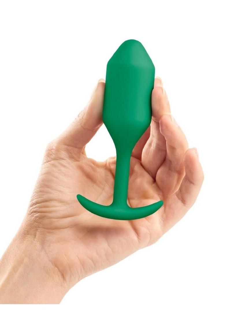 Load image into Gallery viewer, B-Vibe Snug Plug 2 Silicone Weighted Anal Plug
