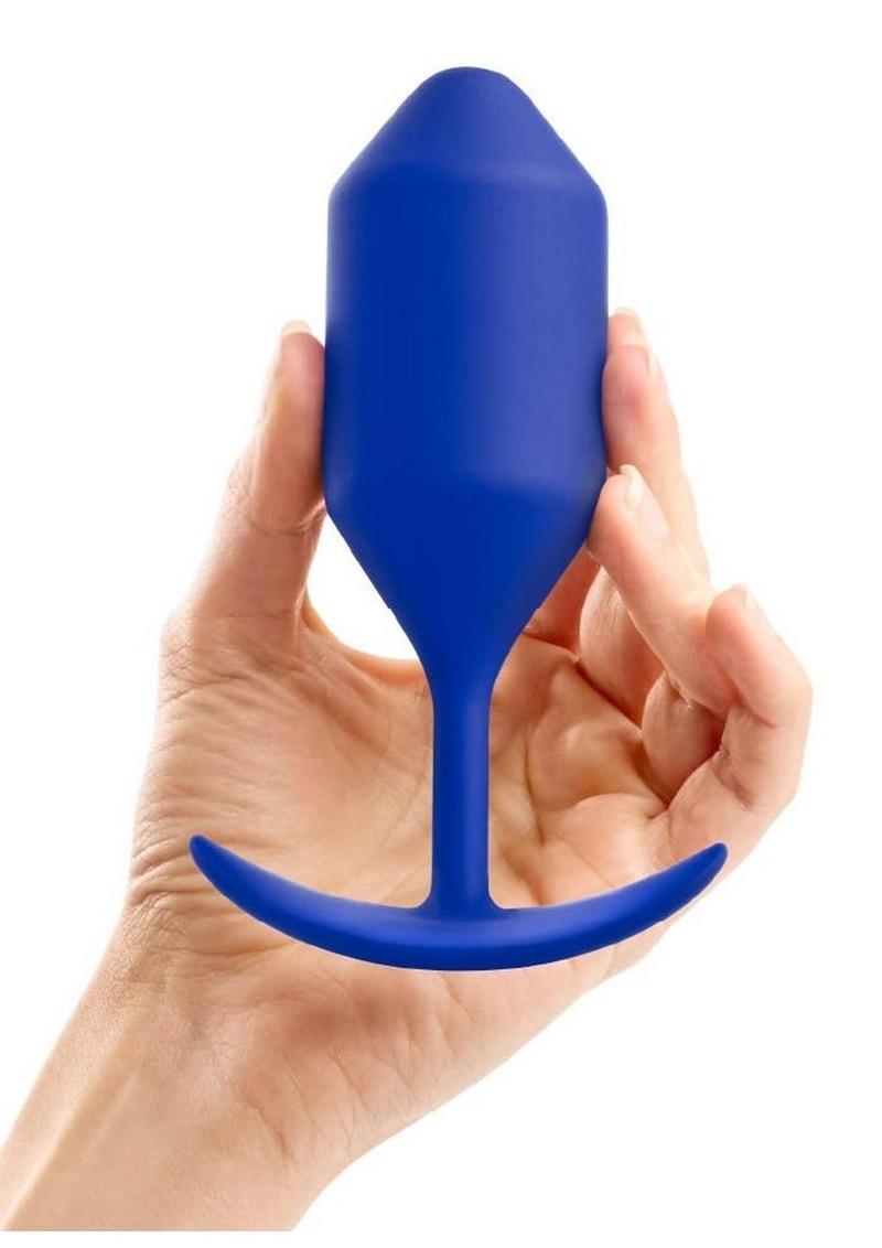 Load image into Gallery viewer, B-Vibe Snug Plug 4 Silicone Weighted Anal Plug

