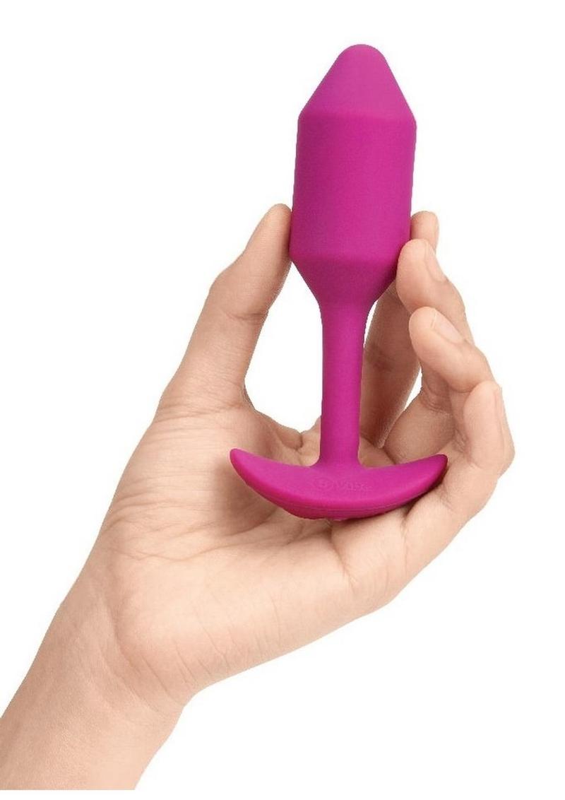 Load image into Gallery viewer, B-Vibe Vibrating Snug Plug 2 Rechargeable Silicone Anal Plug
