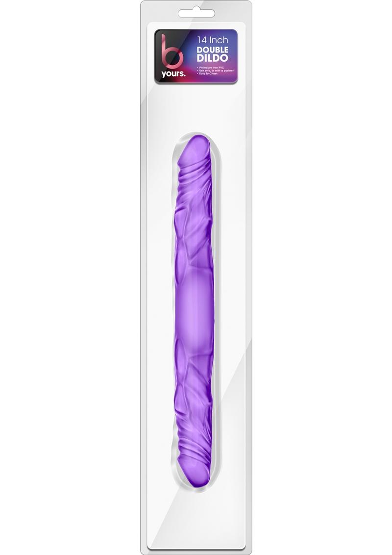 Load image into Gallery viewer, B Yours Double Dildo - Purple - 14in
