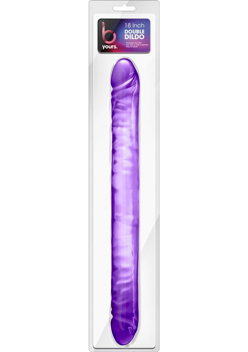 Load image into Gallery viewer, B Yours Double Dildo - Purple - 18in
