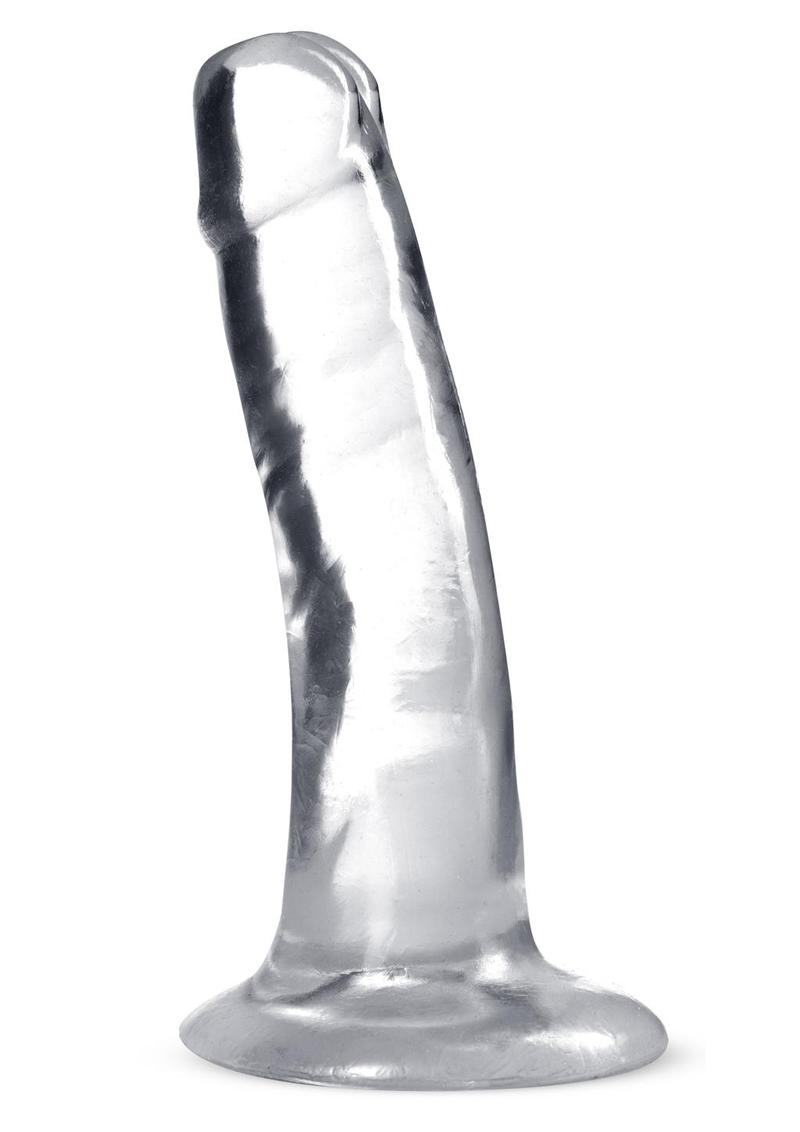 Load image into Gallery viewer, B Yours Plus Hard N&#39; Happy Realistic Dildo - Clear - 5.5in
