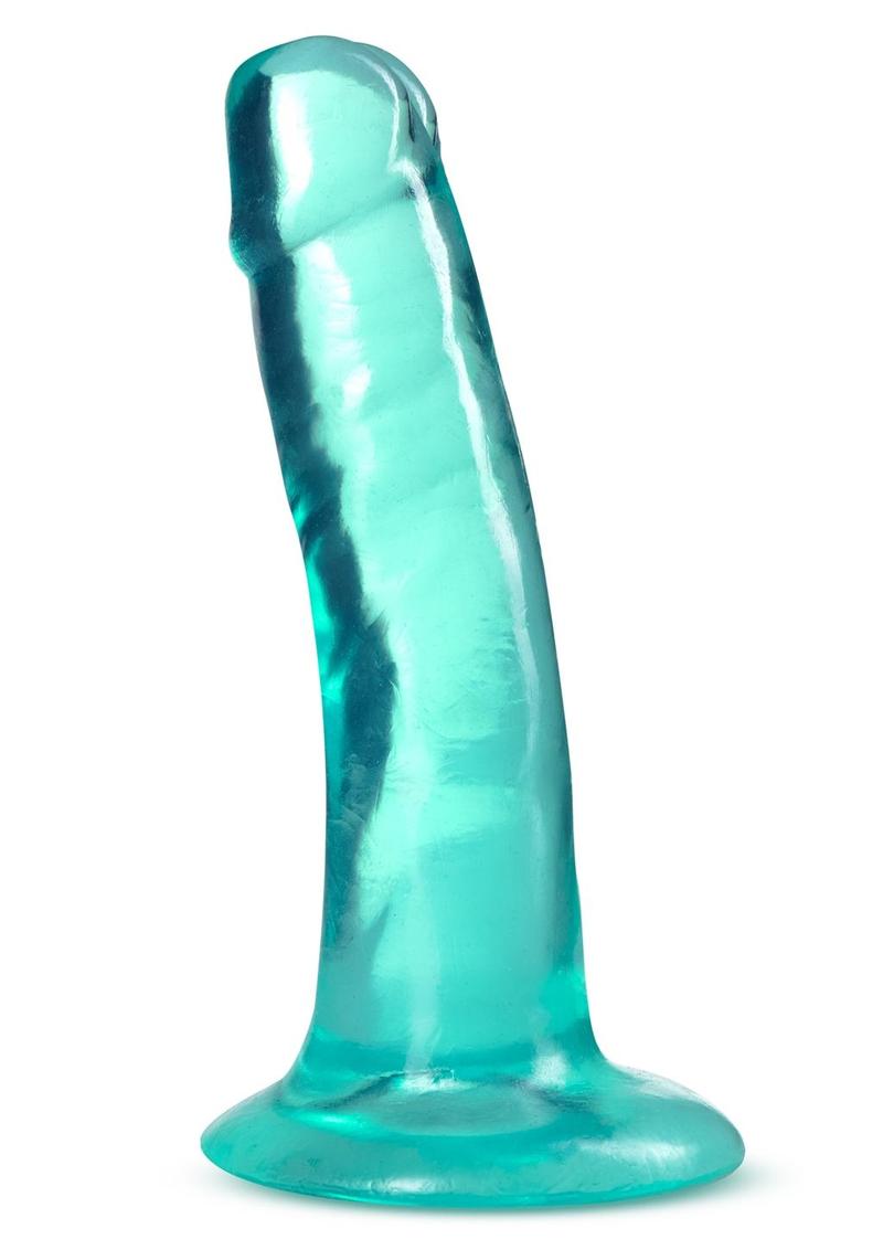 Load image into Gallery viewer, B Yours Plus Hard N&#39; Happy Realistic Dildo - Teal - 5.5in
