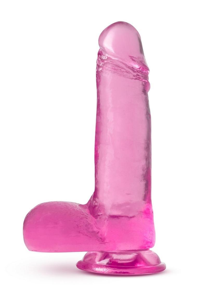 Load image into Gallery viewer, B Yours Plus Rock N&#39; Roll Realistic Dildo with Balls - Pink - 7.25in
