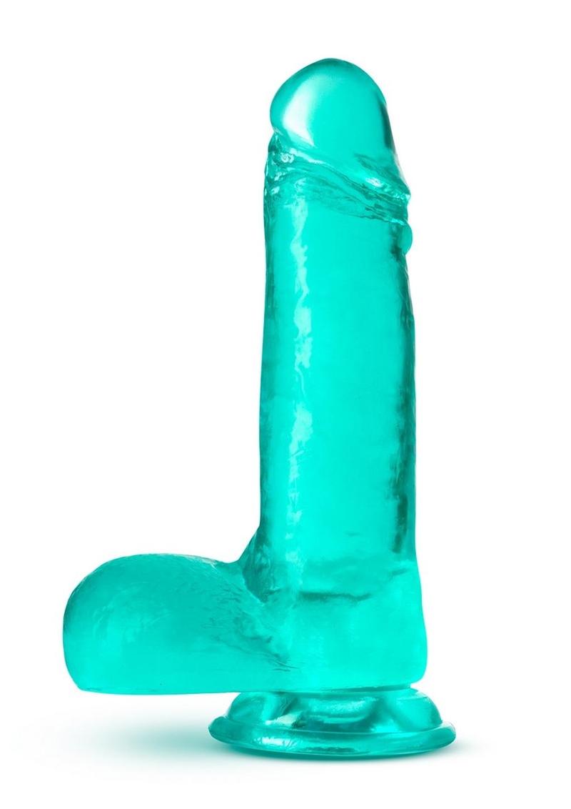 Load image into Gallery viewer, B Yours Plus Rock N&#39; Roll Realistic Dildo with Balls - Teal - 7.25in
