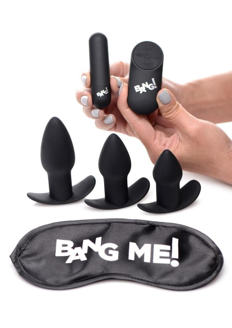 Load image into Gallery viewer, Bang! Backdoor Adventure Rechargeable Silicone Butt Plug Kit
