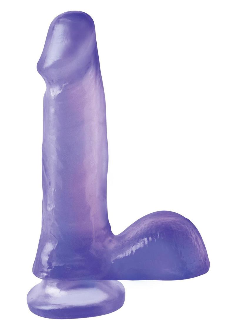 Load image into Gallery viewer, Basix Dong with Suction Cup - Purple - 6in

