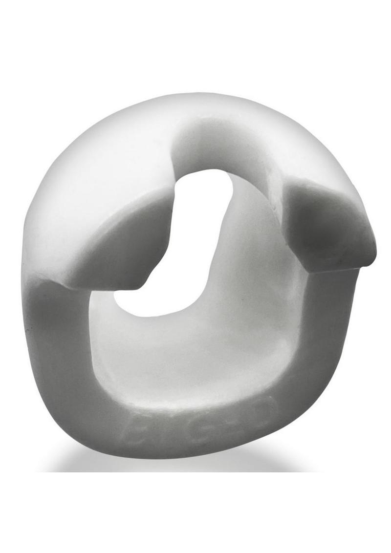 Load image into Gallery viewer, Big-D Shaft Grip Cock Ring - White
