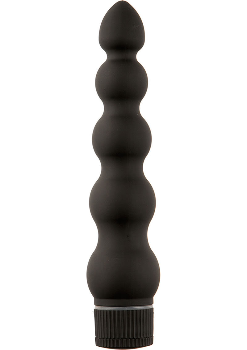 Load image into Gallery viewer, Black Magic Ribbed Waterproof Vibrator - Black - 7in
