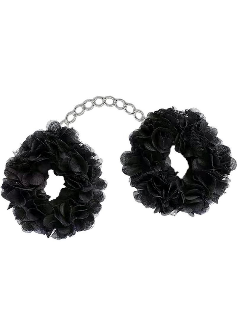 Load image into Gallery viewer, Blossom Luv Cuffs - Black
