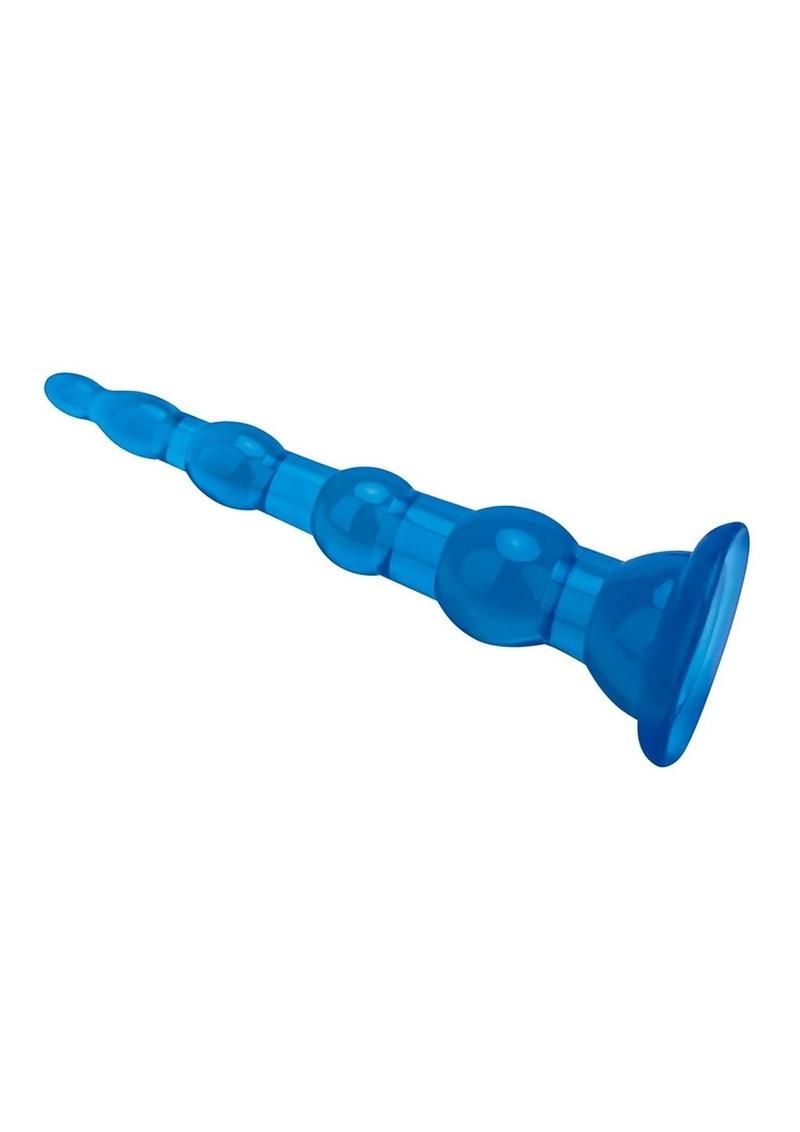 Load image into Gallery viewer, Blue Line Anal Beads with Suction Cup
