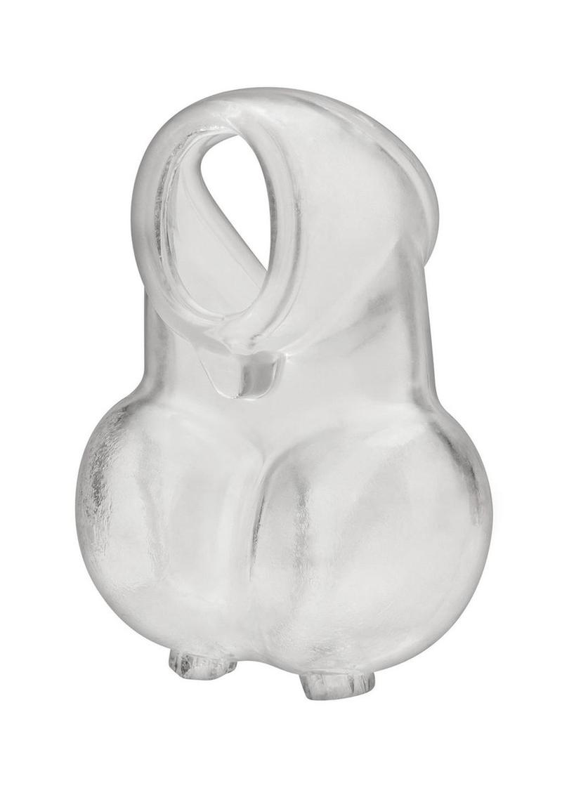 Load image into Gallery viewer, Blue Line Ball Sheath with Compression Cock Support - Clear
