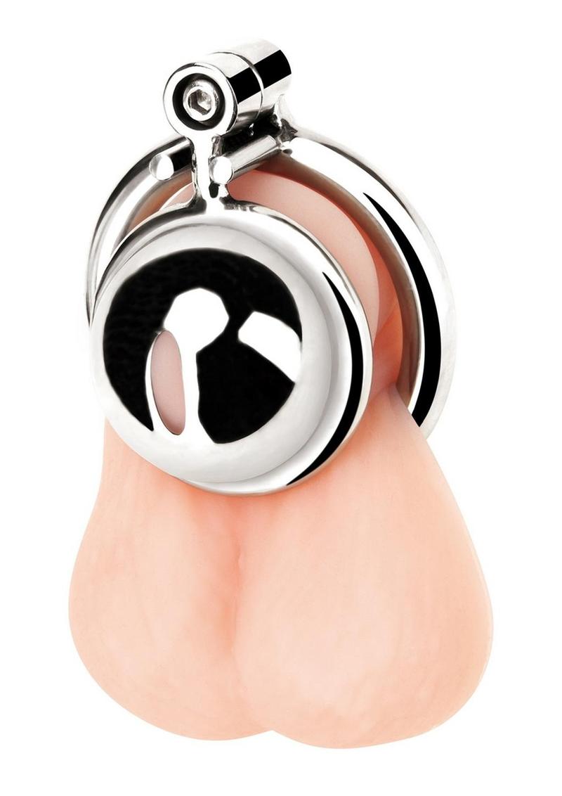 Load image into Gallery viewer, Blue Line Mini Cock Micro Chastity Cage - Stainless - Steel
