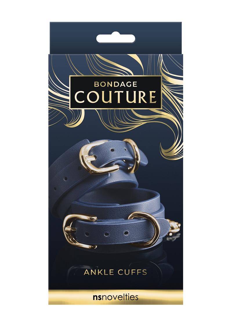 Load image into Gallery viewer, Bondage Couture Ankle Cuff - Blue
