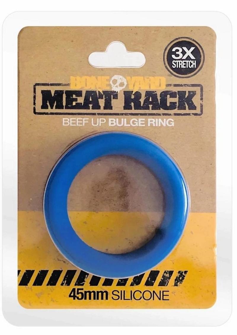 Load image into Gallery viewer, Boneyard Meat Rack Beef Up Bulge Ring 3x Silicone Cock Ring - Blue
