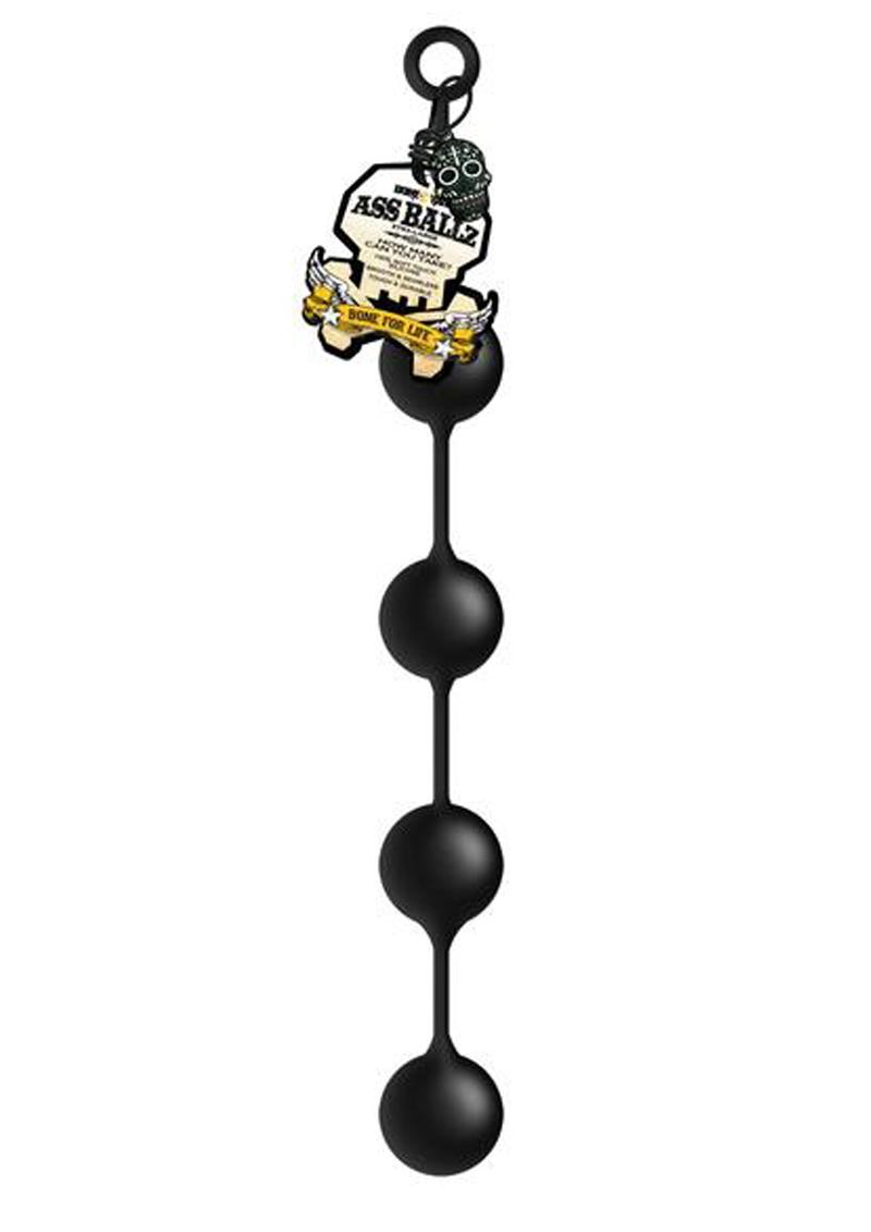 Load image into Gallery viewer, Boneyard Silicone Ass Ballz Anal Beads - Extra - Black - Large
