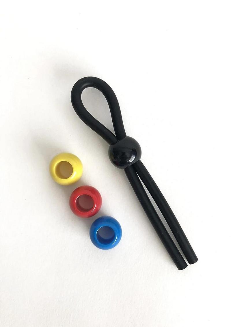 Load image into Gallery viewer, Boneyard Single Slide Cock Leash 2x Stretch Silicone
