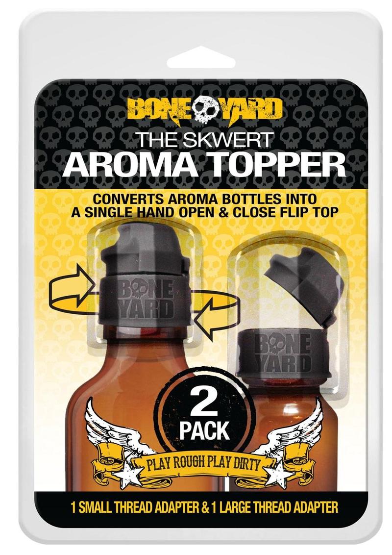 Load image into Gallery viewer, Boneyard Skwert Aroma Toppers - Black - 2 Per Pack
