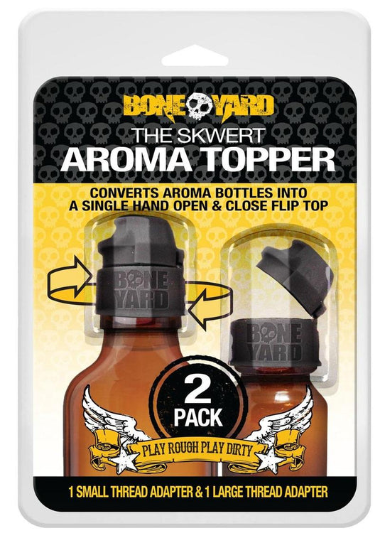 Boneyard Skwert Aroma Toppers - Black - 2 Per Pack