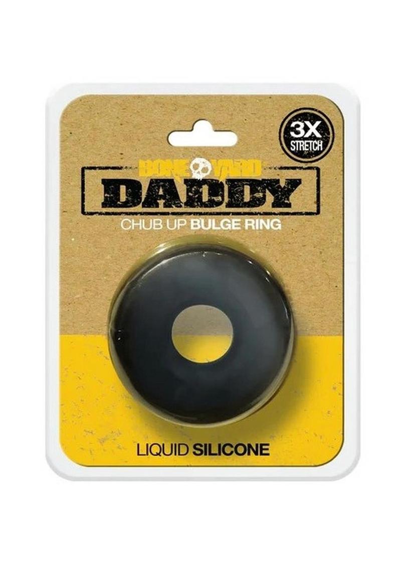 Load image into Gallery viewer, Bonyard The Daddy Silicone Cock Ring - Black
