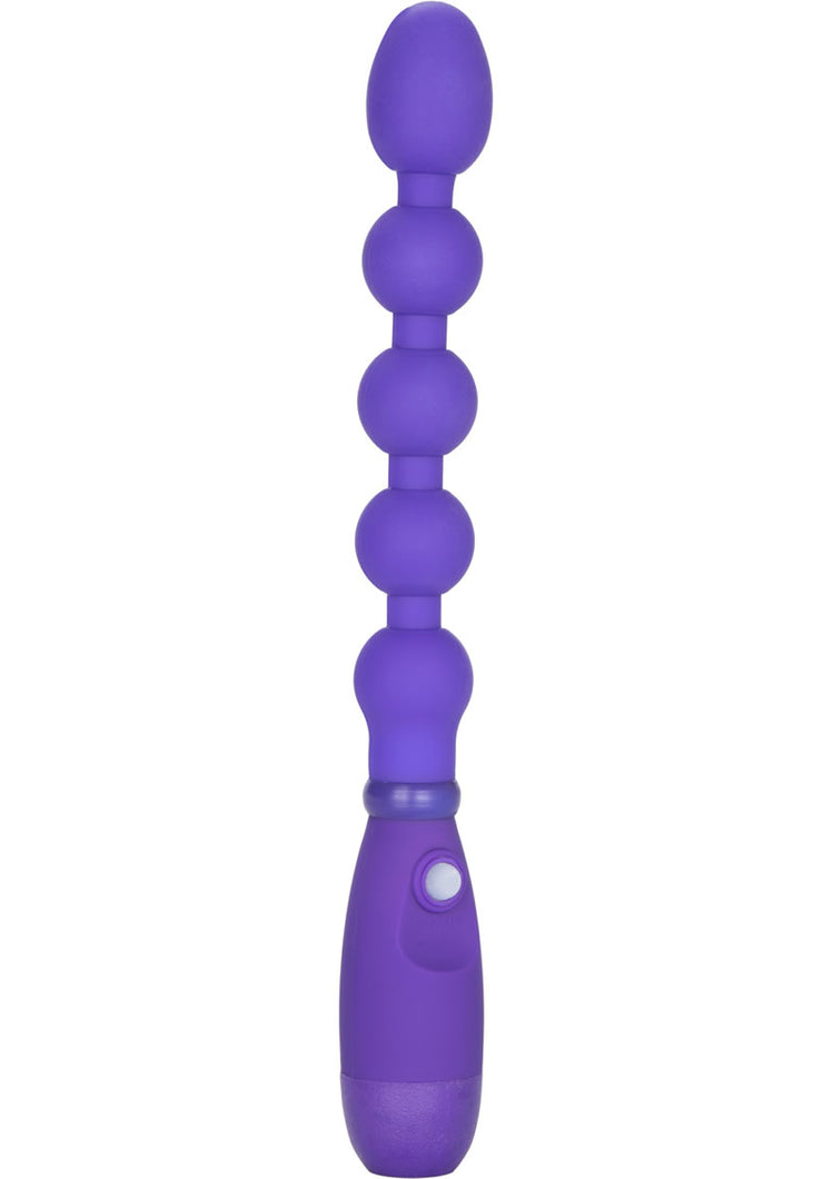 Booty Call Booty Bender Silicone Beaded Butt Plug - Purple