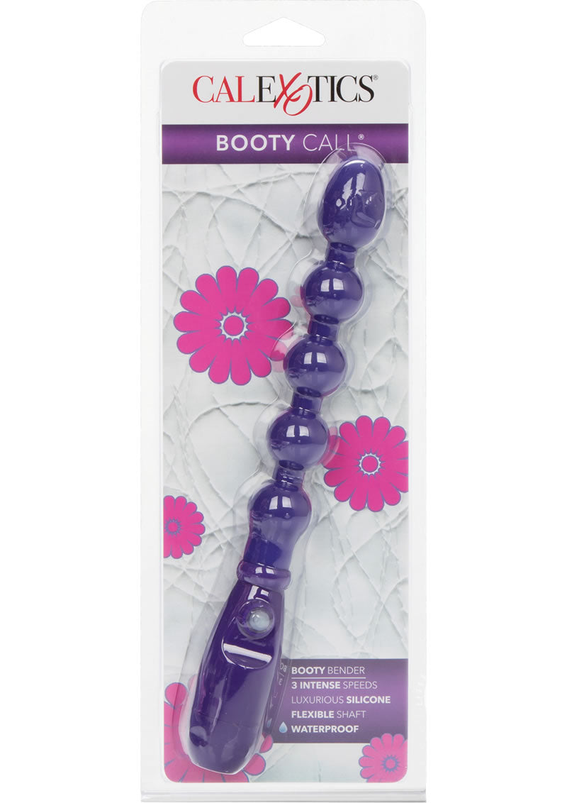 Load image into Gallery viewer, Booty Call Booty Bender Silicone Beaded Butt Plug - Purple
