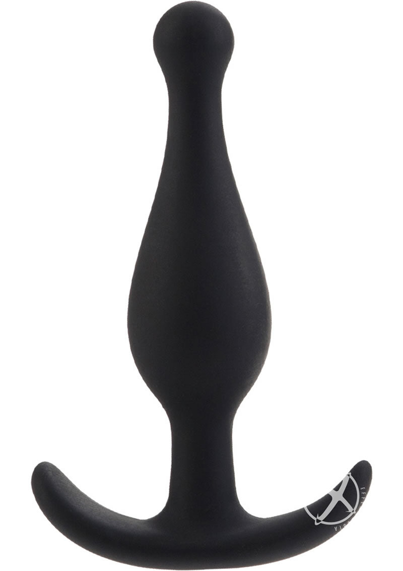 Load image into Gallery viewer, Booty Call Booty Rocker Silicone Butt Plug - Black
