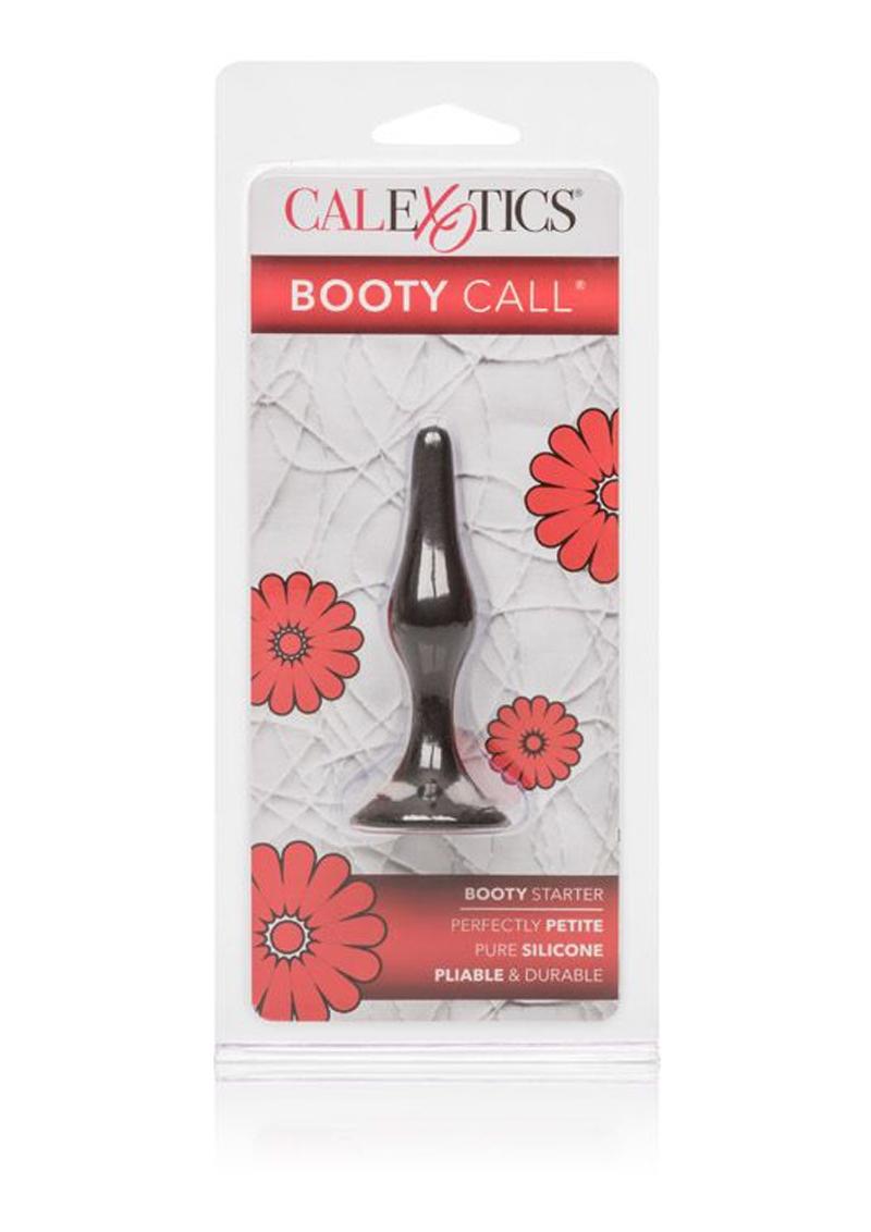 Load image into Gallery viewer, Booty Call Booty Starter Silicone Butt Plug - Black
