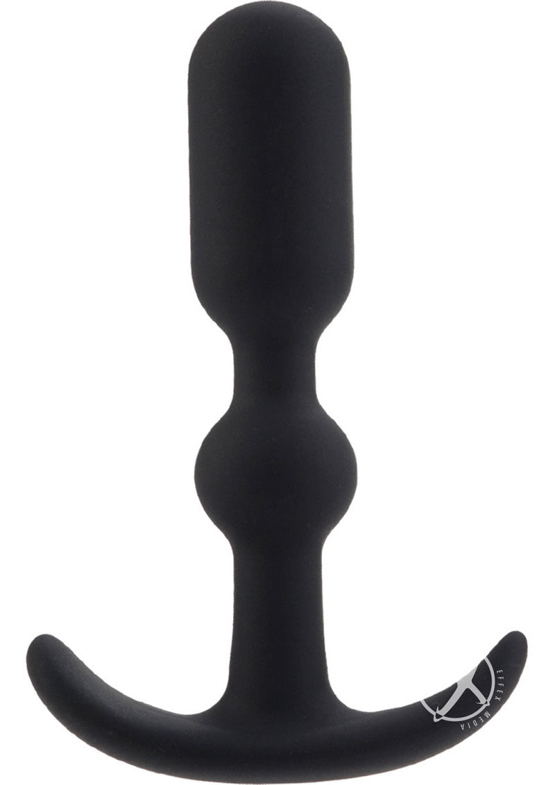 Load image into Gallery viewer, Booty Call Booty Teaser Silicone Butt Plug - Black
