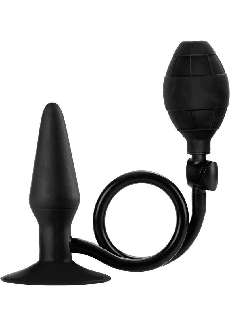 Load image into Gallery viewer, Booty Call Silicone Booty Pumper Butt Plug - Black - Small
