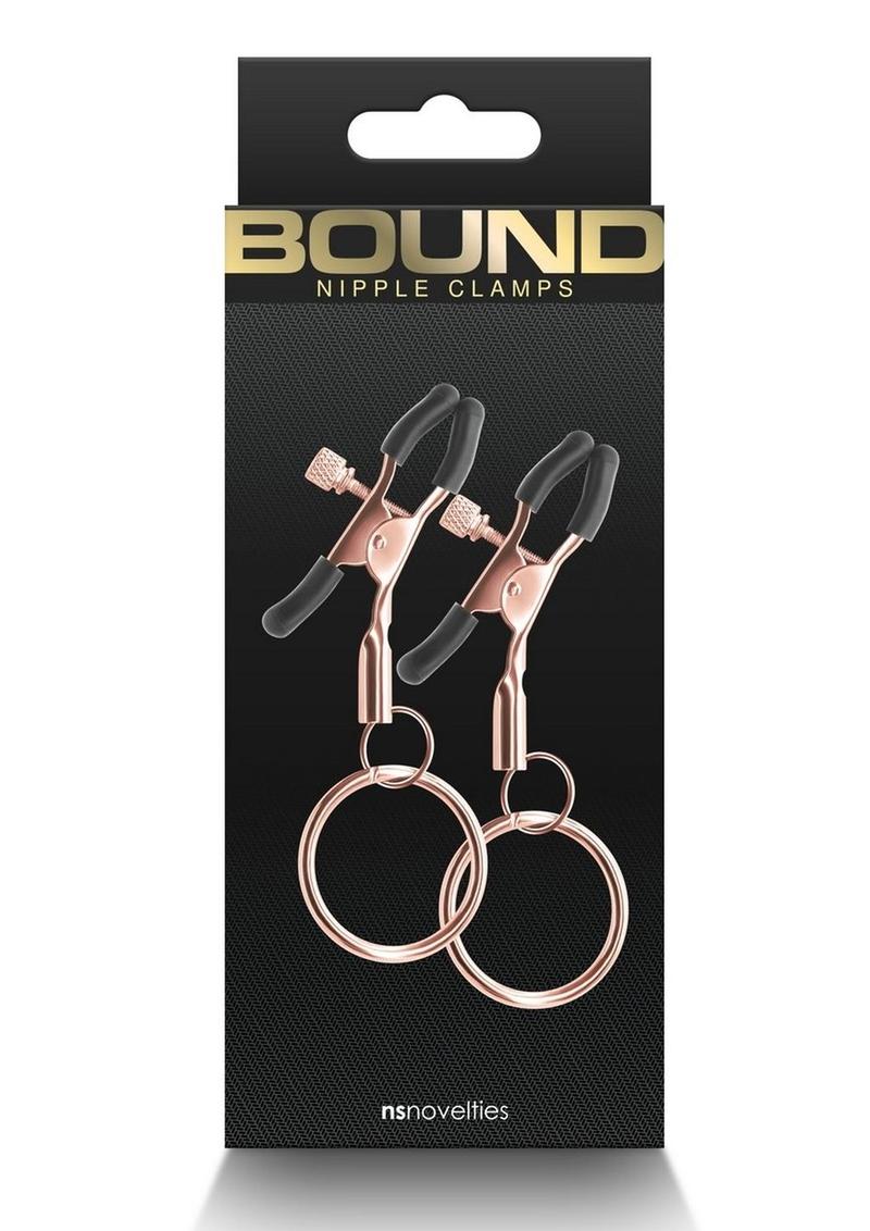 Load image into Gallery viewer, Bound Nipple Clamps C2 - Metal/Rose Gold
