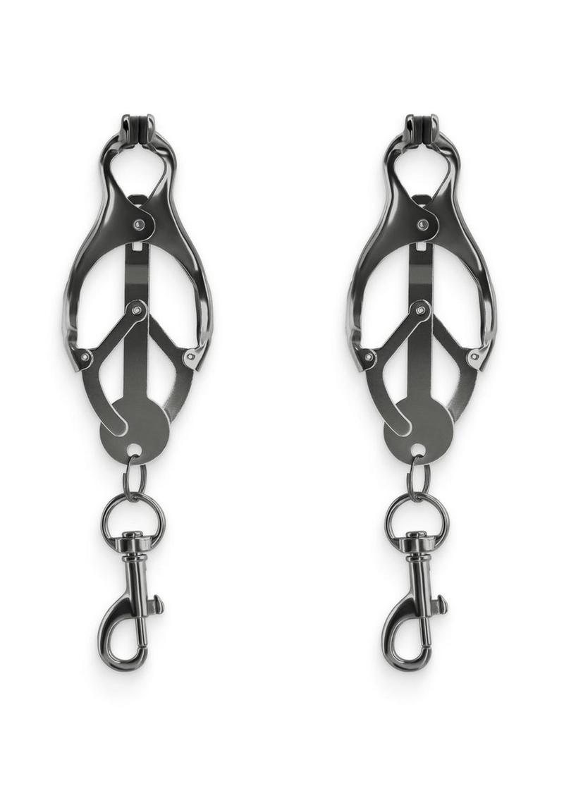 Load image into Gallery viewer, Bound Nipple Clamps C3 - Gray/Grey/Gun Metal/Metal
