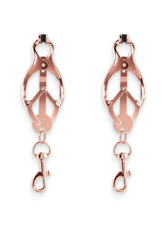 Bound Nipple Clamps C3 - Metal/Rose Gold