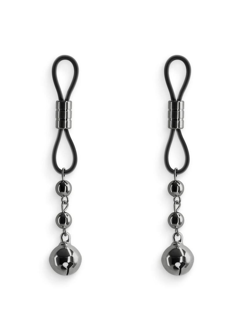 Load image into Gallery viewer, Bound Nipple Clamps D1 - Gray/Grey/Gun Metal/Metal
