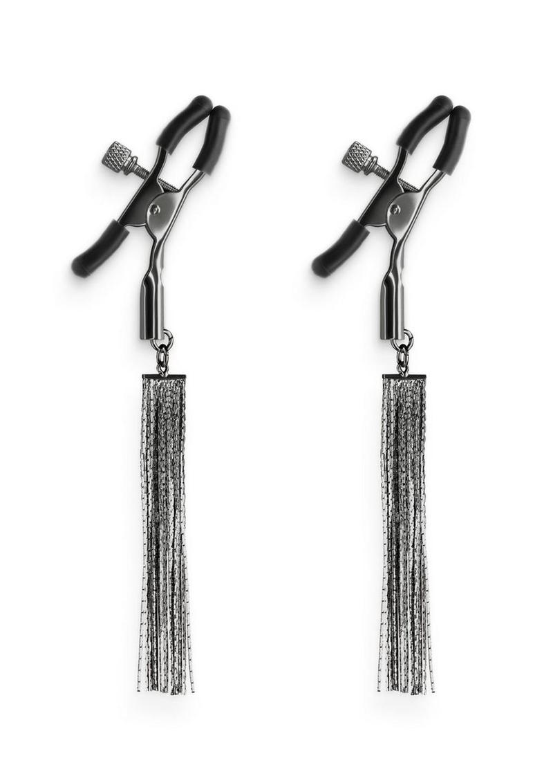 Load image into Gallery viewer, Bound Nipple Clamps D2 - Gray/Grey/Gun Metal/Metal
