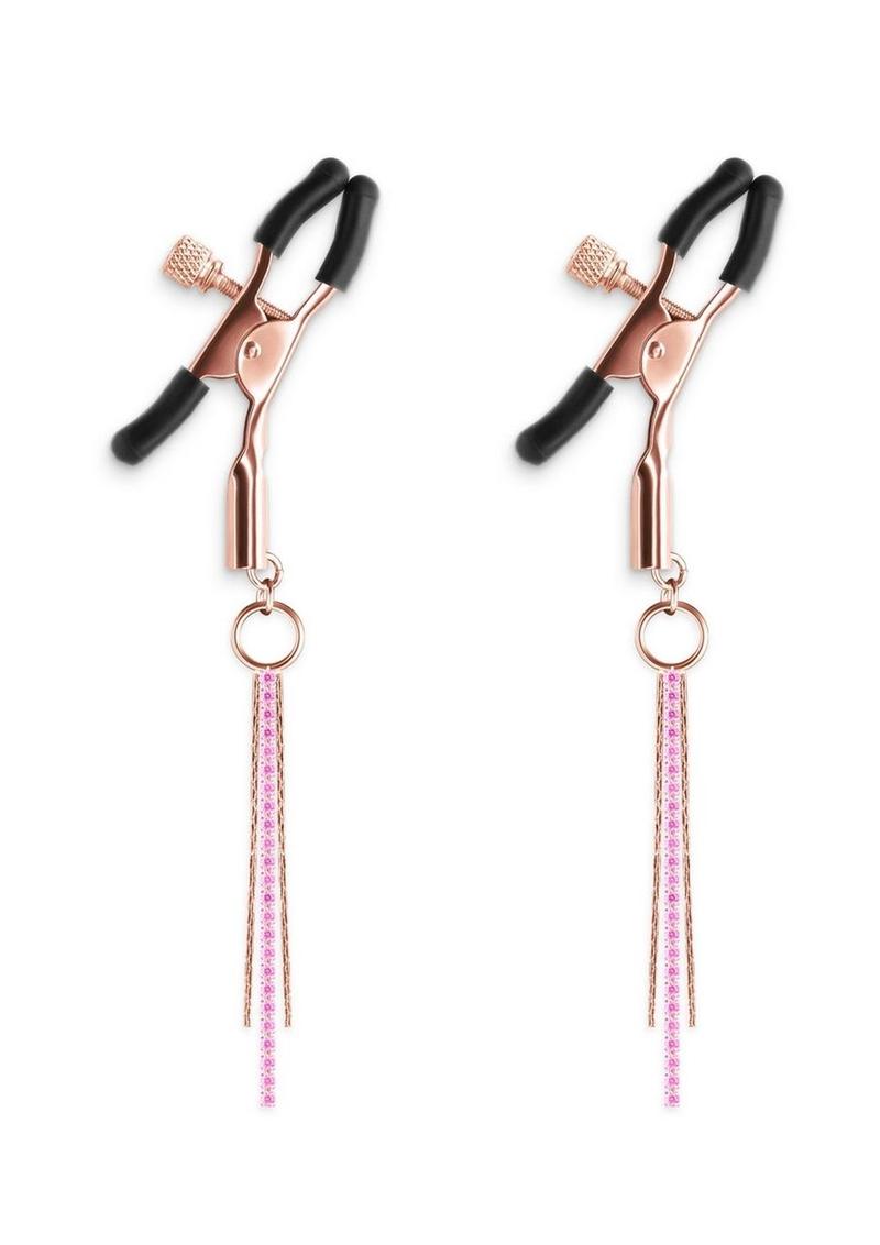 Load image into Gallery viewer, Bound Nipple Clamps D3 - Metal/Rose Gold
