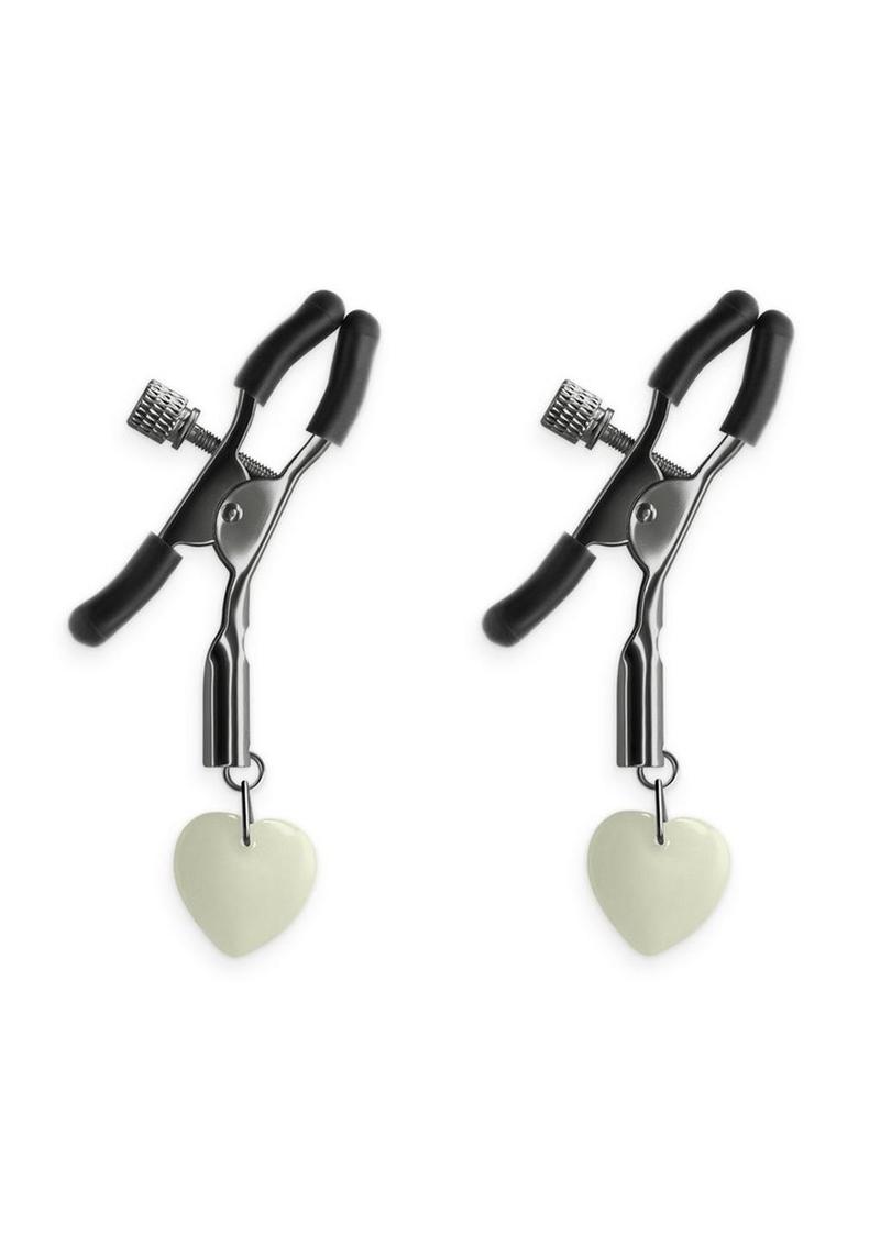 Load image into Gallery viewer, Bound Nipple Clamps G3 Iron - Glow In The Dark/Gray/Grey/Metal
