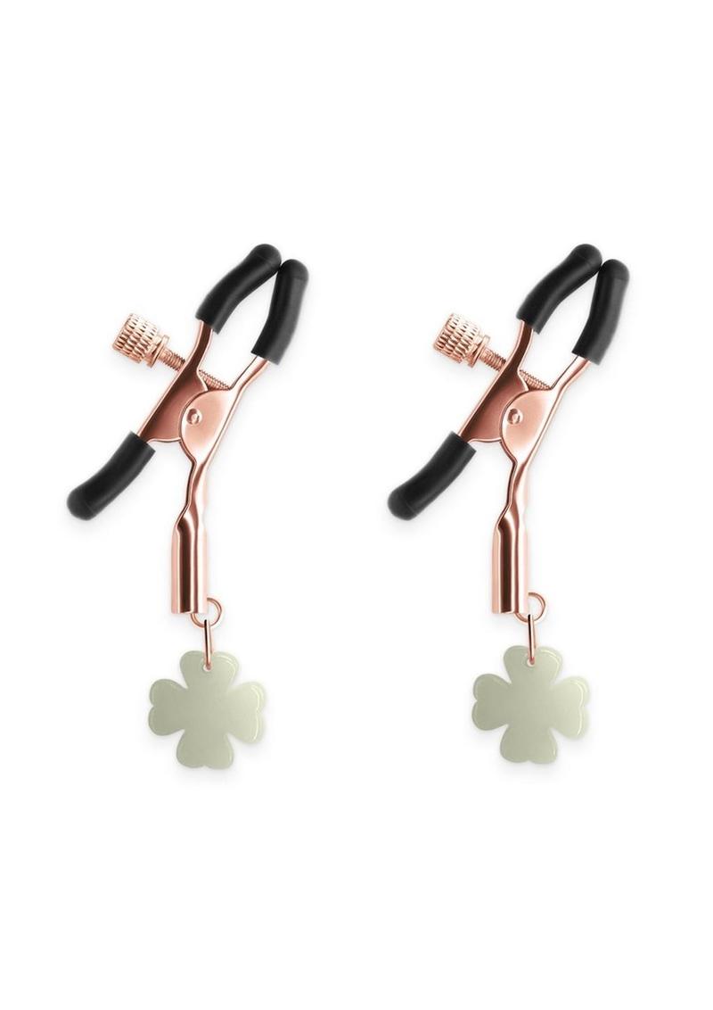 Load image into Gallery viewer, Bound Nipple Clamps G4 Iron - Glow In The Dark/Metal/Rose Gold
