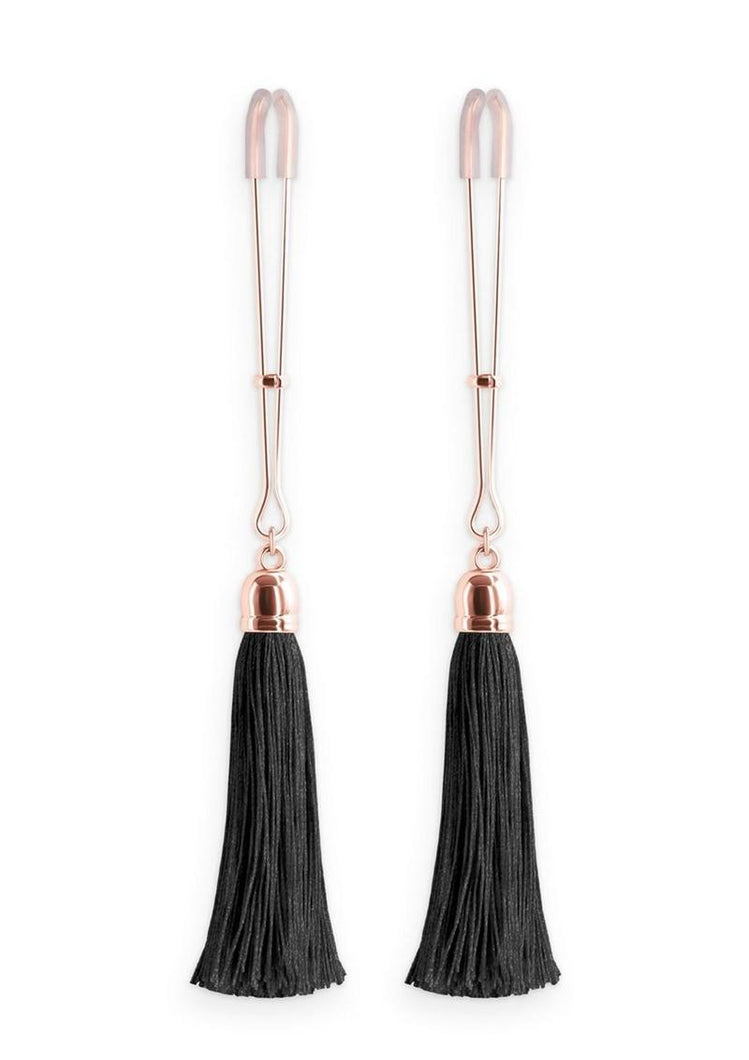 Bound Nipple Clamps T1 - Black/Metal/Rose Gold