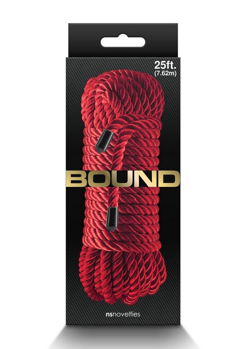 Load image into Gallery viewer, Bound Rope - Red - 25ft
