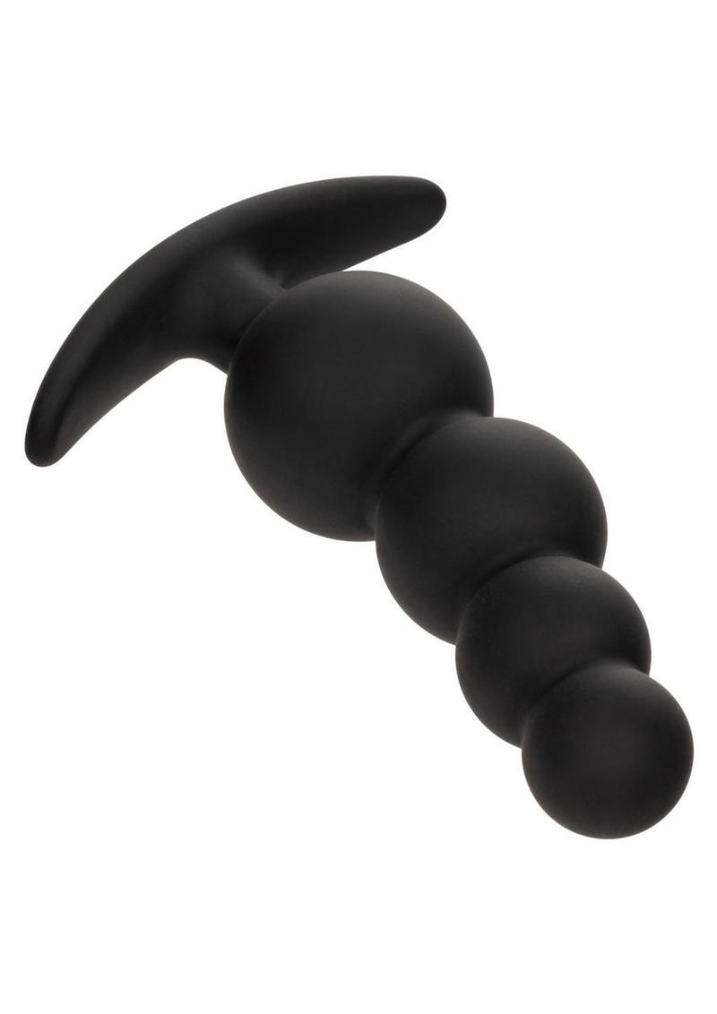 Load image into Gallery viewer, Boundless Beaded Silicone Anal Plug - Black
