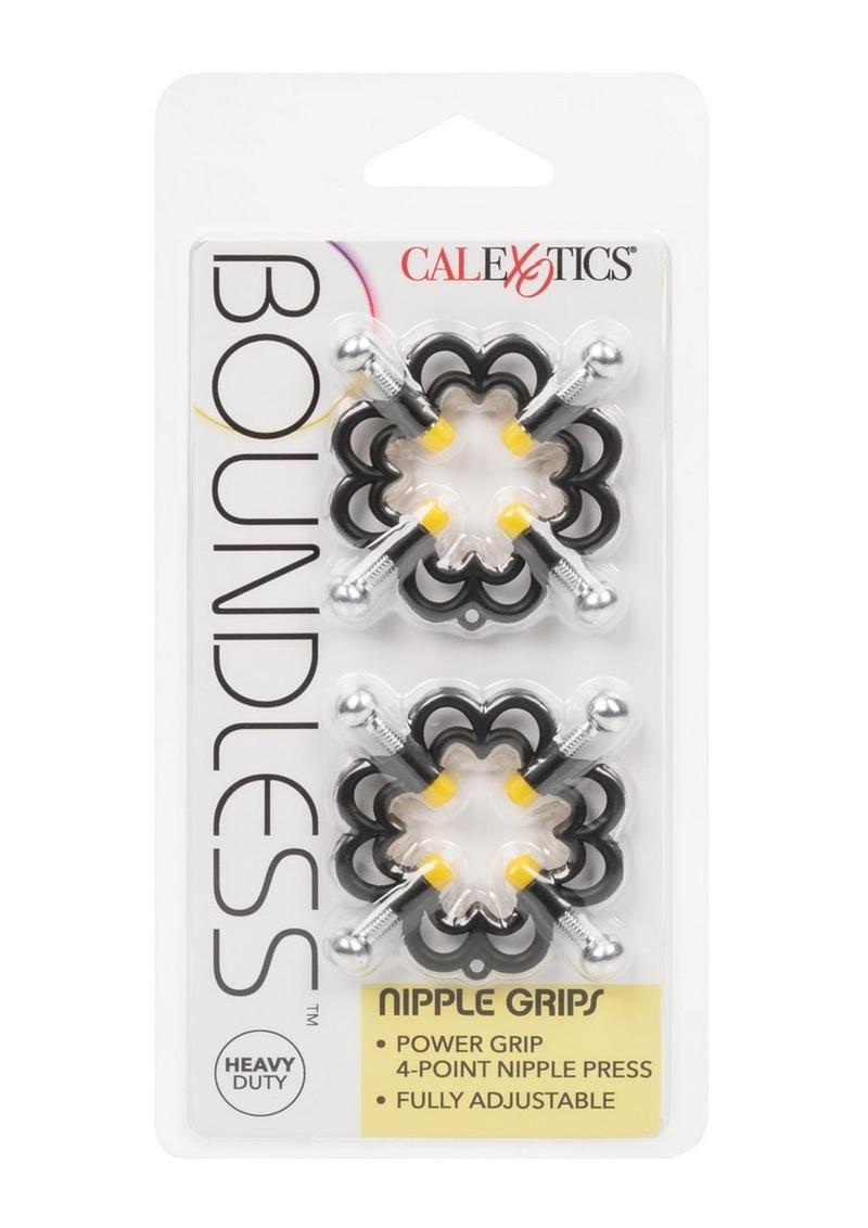 Load image into Gallery viewer, Boundless Nipple Grips Adjustable Multi-Use Clamps - Black
