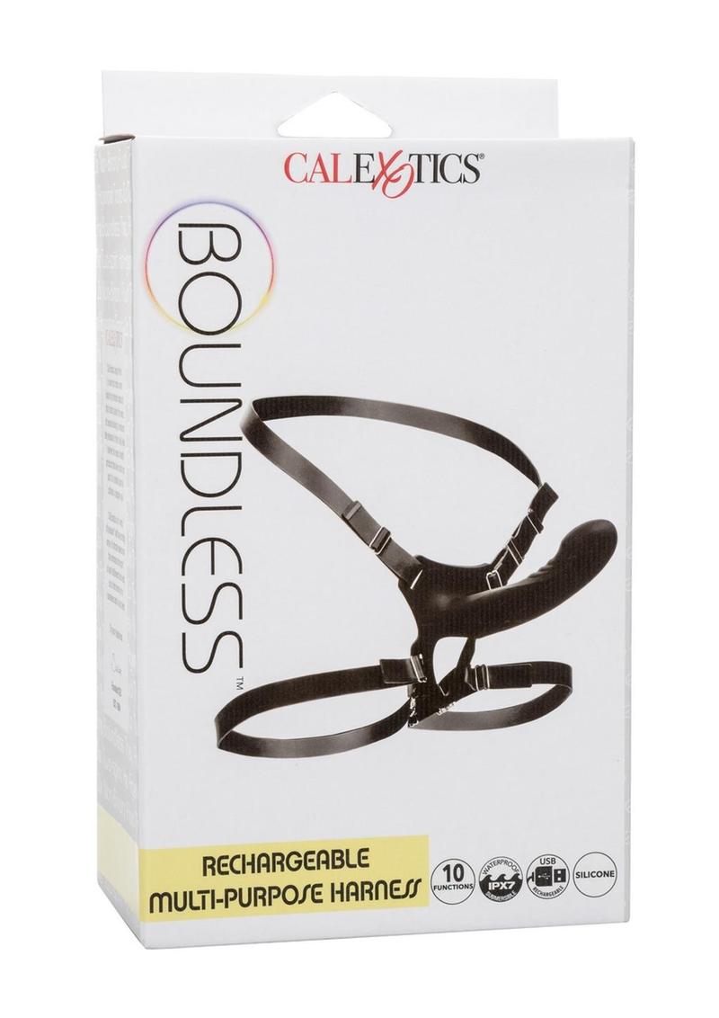 Load image into Gallery viewer, Boundless Rechargeable Multi-Purpose Harness with Silicone Probe - Black
