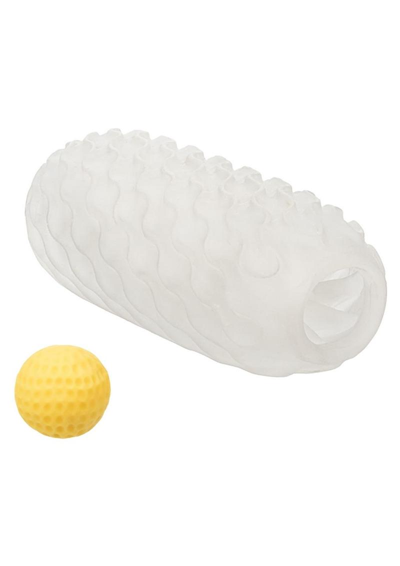 Load image into Gallery viewer, Boundless Reversible Squishy Ball Stroker - Yellow
