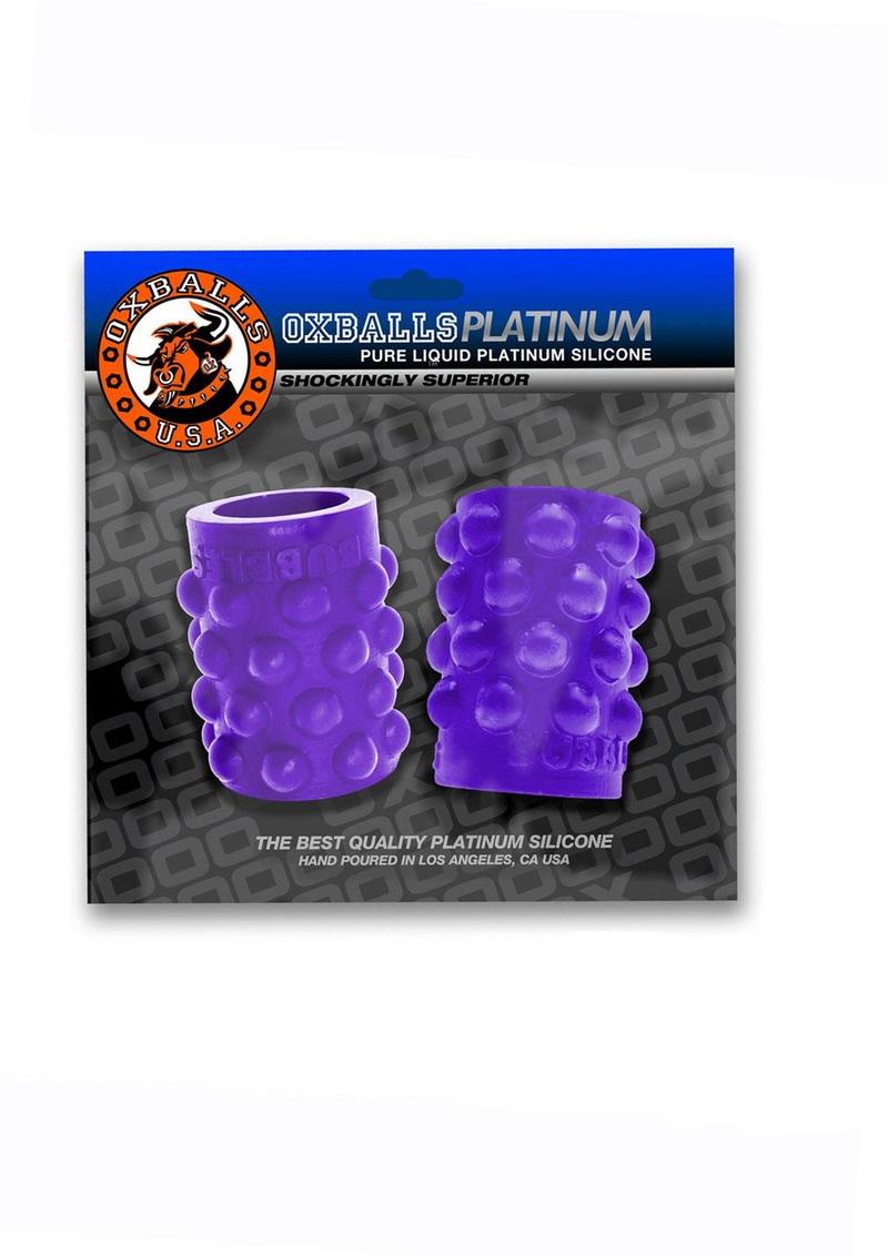 Load image into Gallery viewer, Bubbles Silicone Nipple Suckers - Eggplant/Purple
