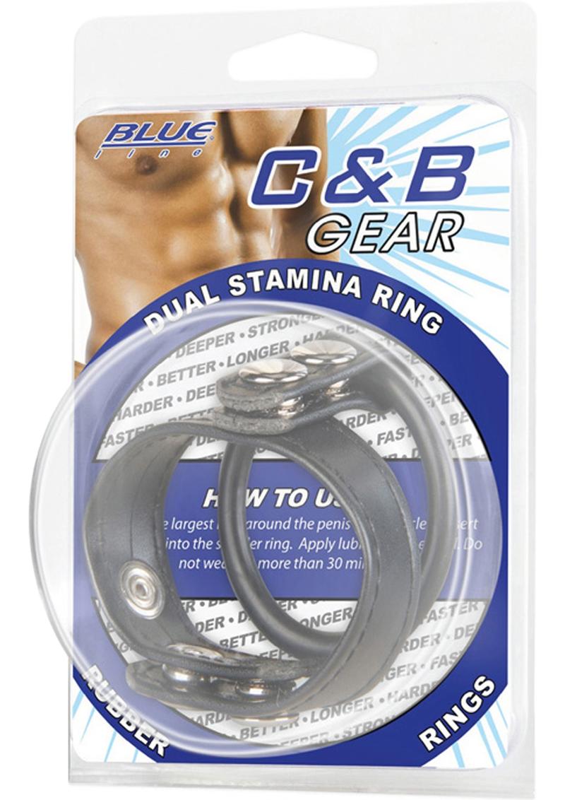 Load image into Gallery viewer, C and B Gear Dual Stamina Ring - Black
